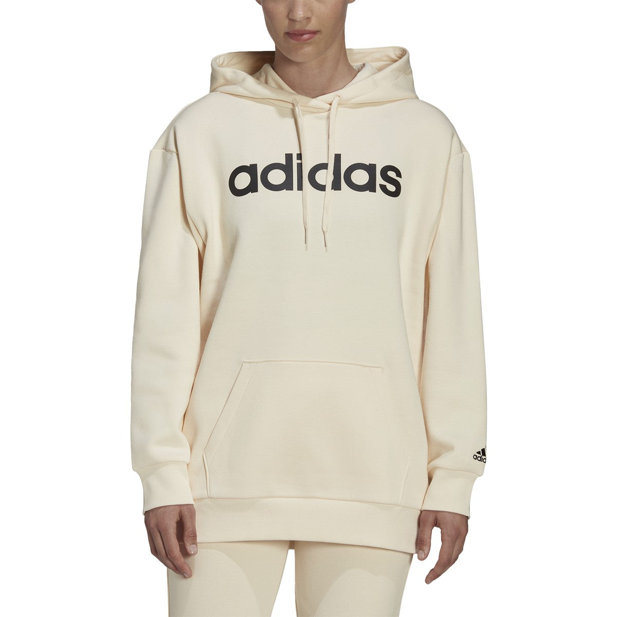 adidas Essentials Womens Oversized Fleece Hoodie