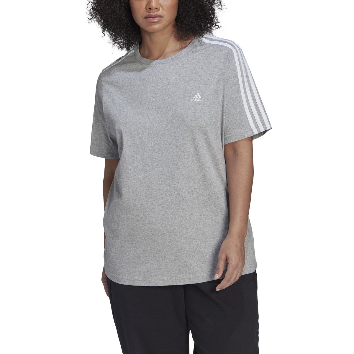adidas Essentials Womens Slim T-Shirt Plus Size