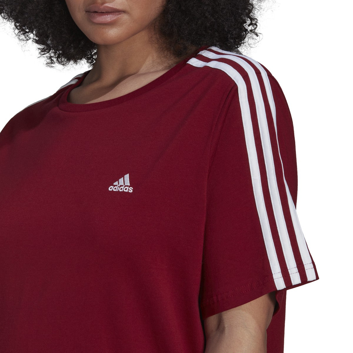 adidas Essentials Womens Slim T-Shirt Plus Size