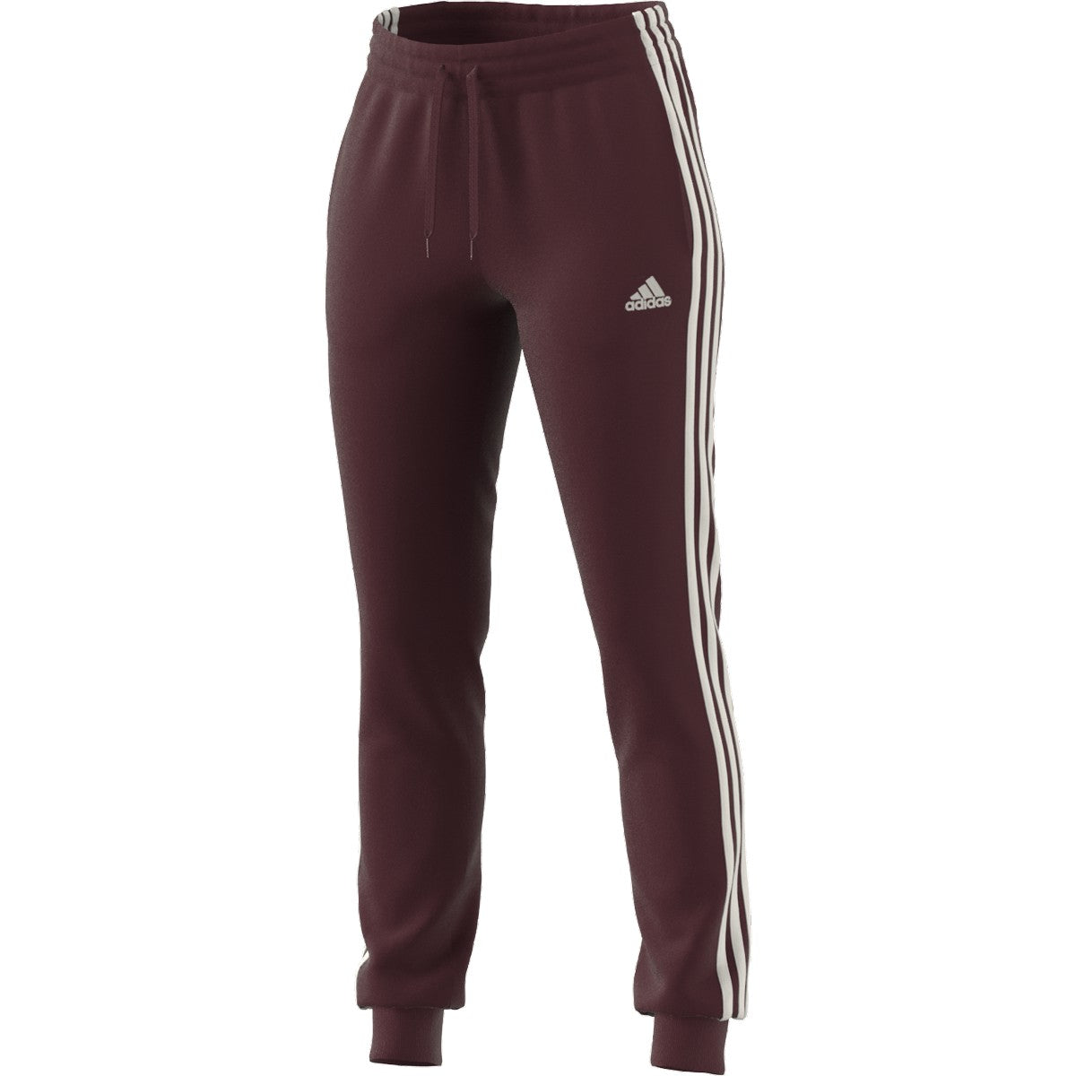 adidas Essentials Slim Tapered Cuffed 3-Stripes Pant - Womens Casual