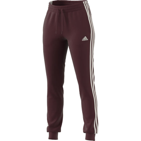 adidas Essentials Slim Tapered Cuffed 3-Stripes Pant - Womens Casual