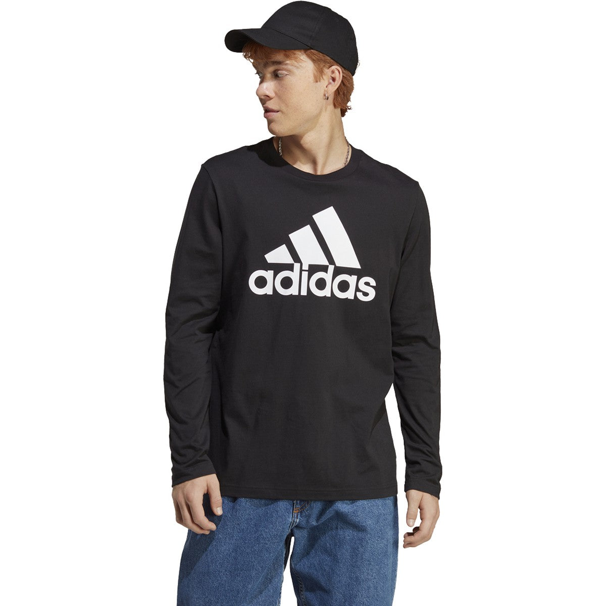 adidas Essentials Mens Long Sleeve T-Shirt