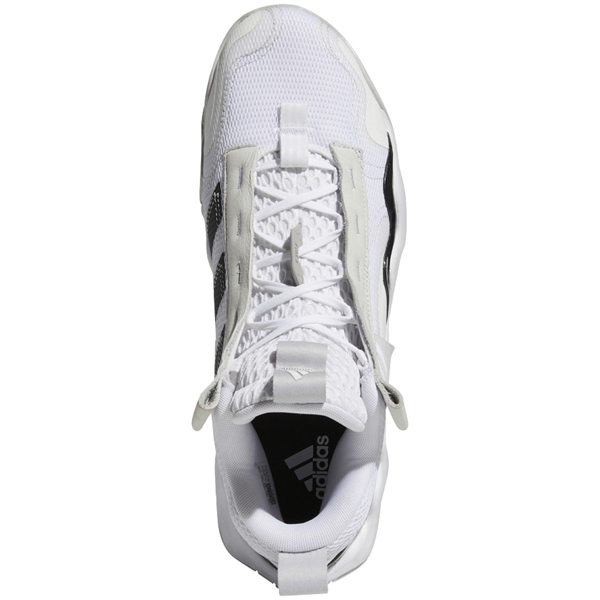adidas Exhibit B Mens Basketball Shoes in White