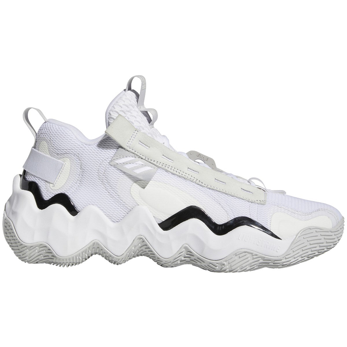 adidas Exhibit B Mens Basketball Shoes in White