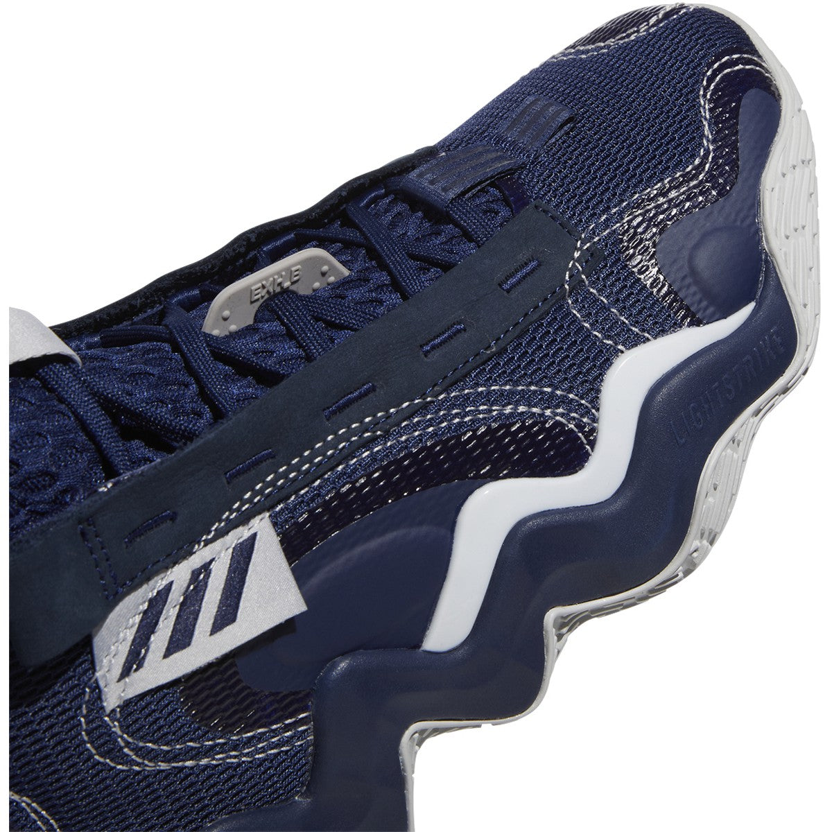 adidas Exhibit B Mens Basketball Shoes in Blue