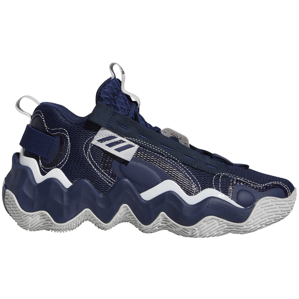 adidas Exhibit B Mens Basketball Shoes in Blue