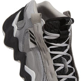 adidas Exhibit B Womens Mid-Top Basketball Shoes in Gray