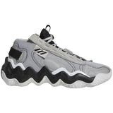 adidas Exhibit B Womens Mid-Top Basketball Shoes in Gray