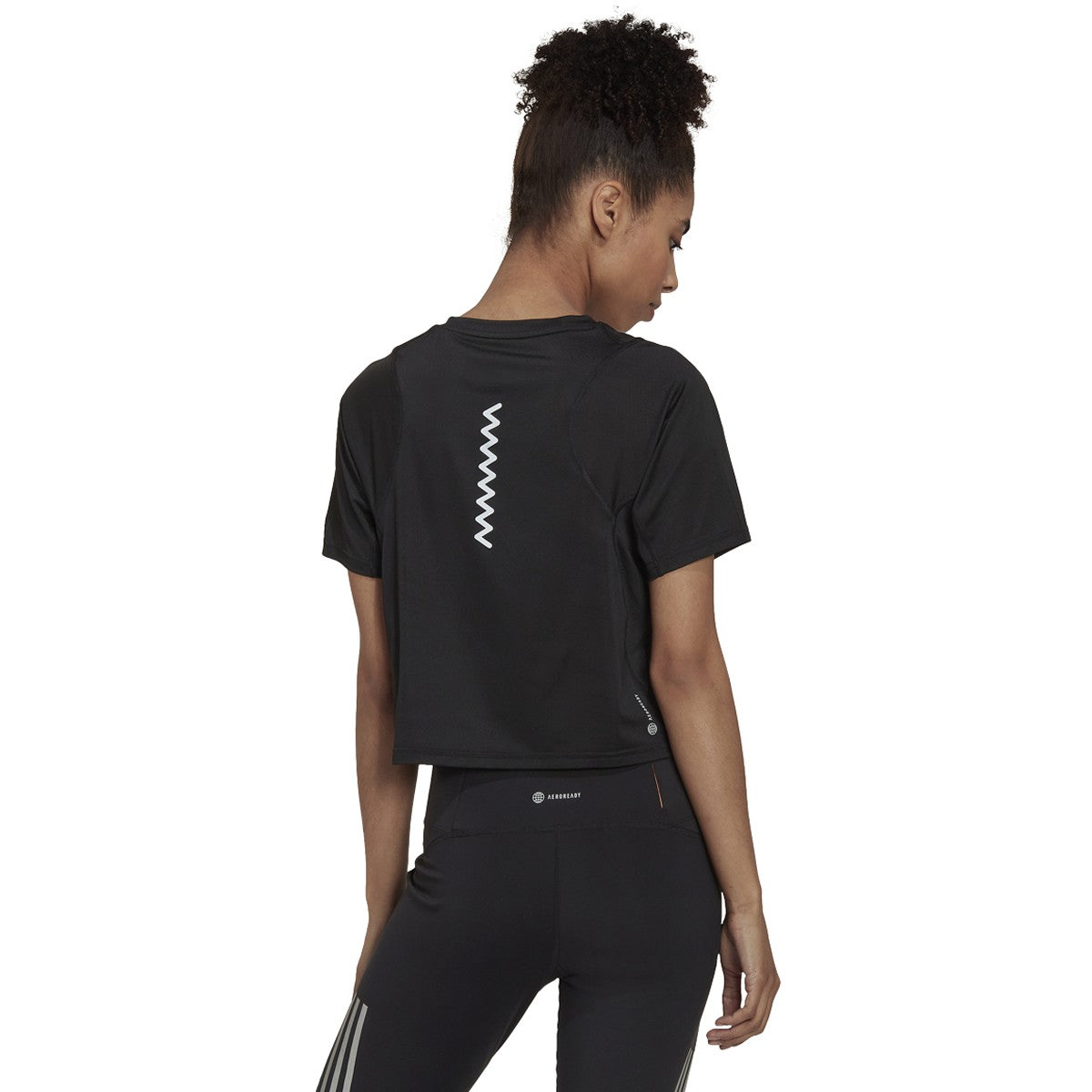 adidas Fast Cropped Womens Running T-Shirt