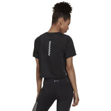adidas Fast Cropped Womens Running T-Shirt