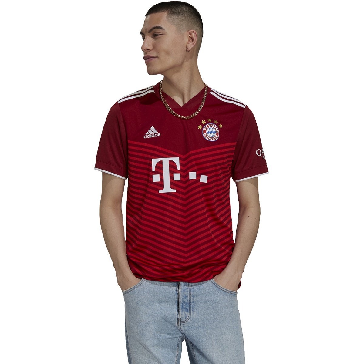 adidas FC Bayern Home Jersey - Mens Soccer