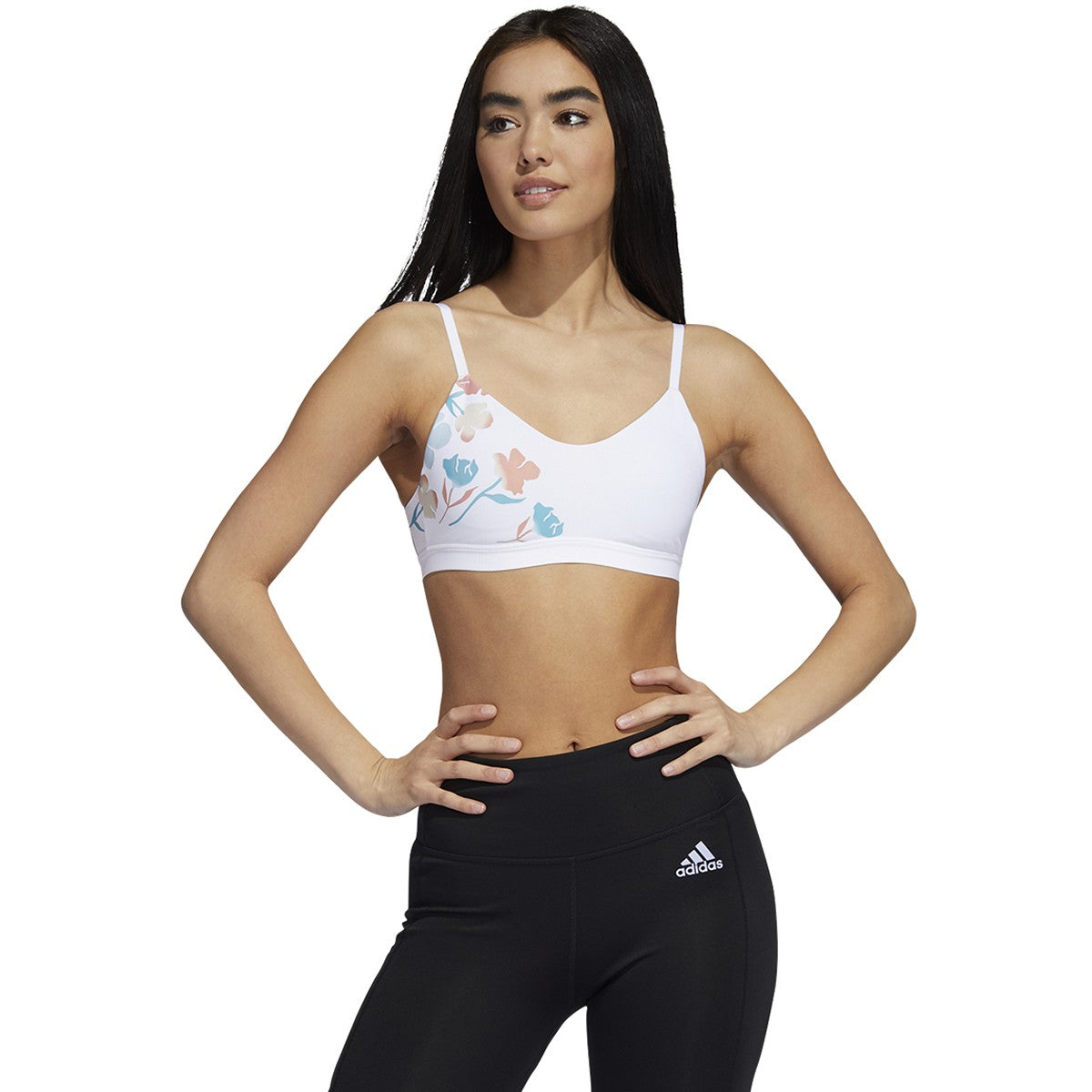 adidas Floral Graphic All Me Bra - Womens Training