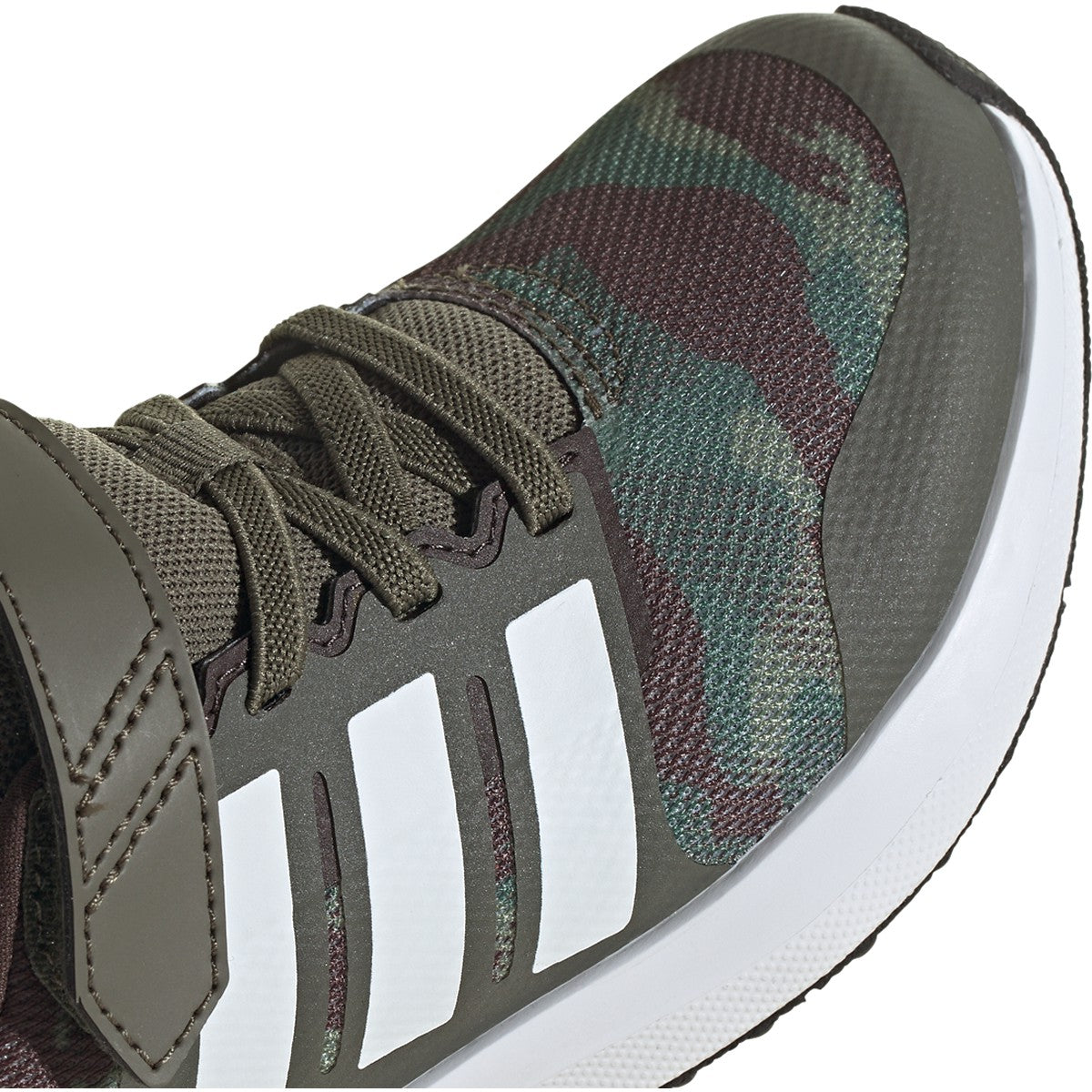 adidas Fortarun 2.0 Elastic Lace Kids Running Shoes in Camo
