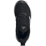 adidas Fortarun Kids Running Shoes in Black and White