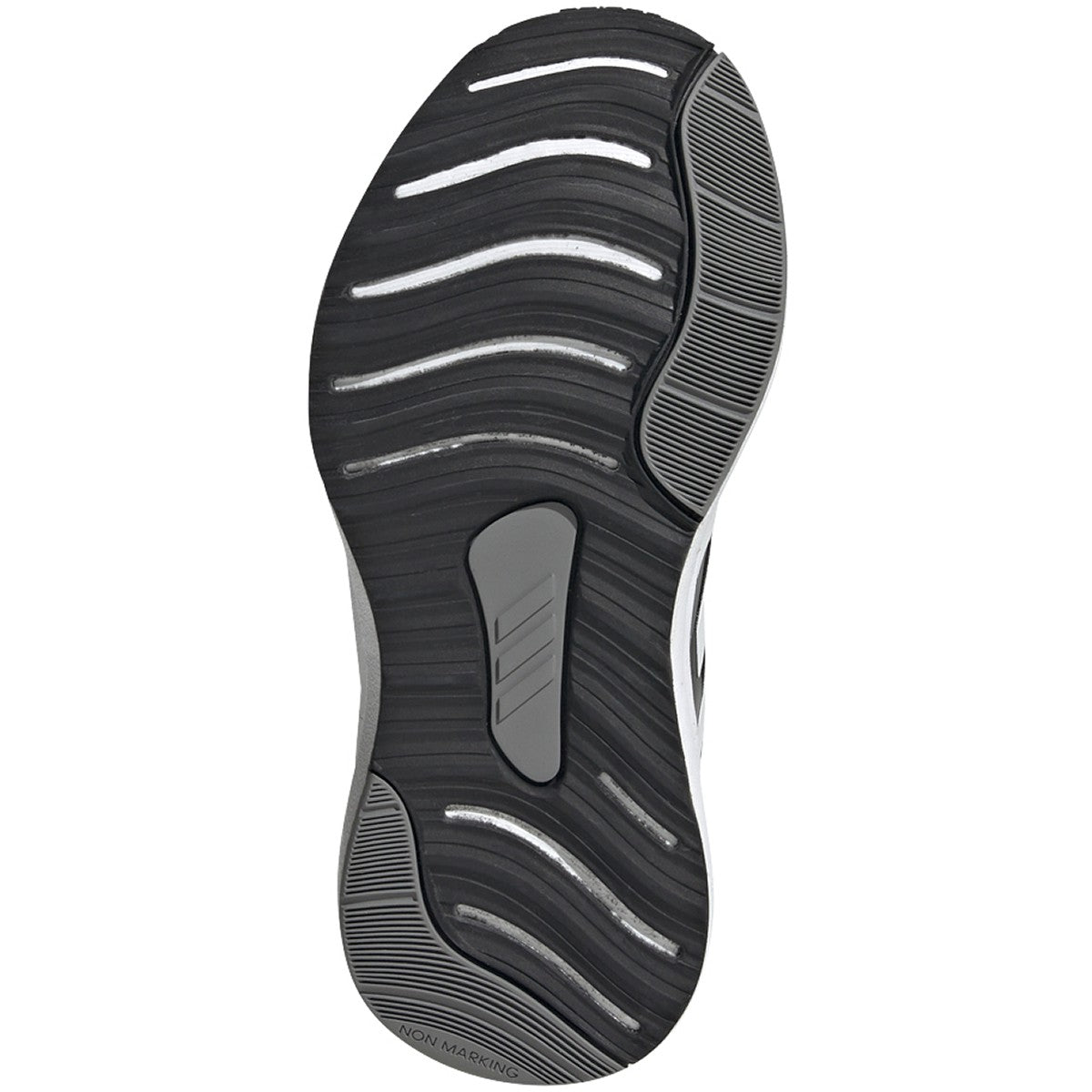 adidas Fortarun Kids Running Shoes in Black and White