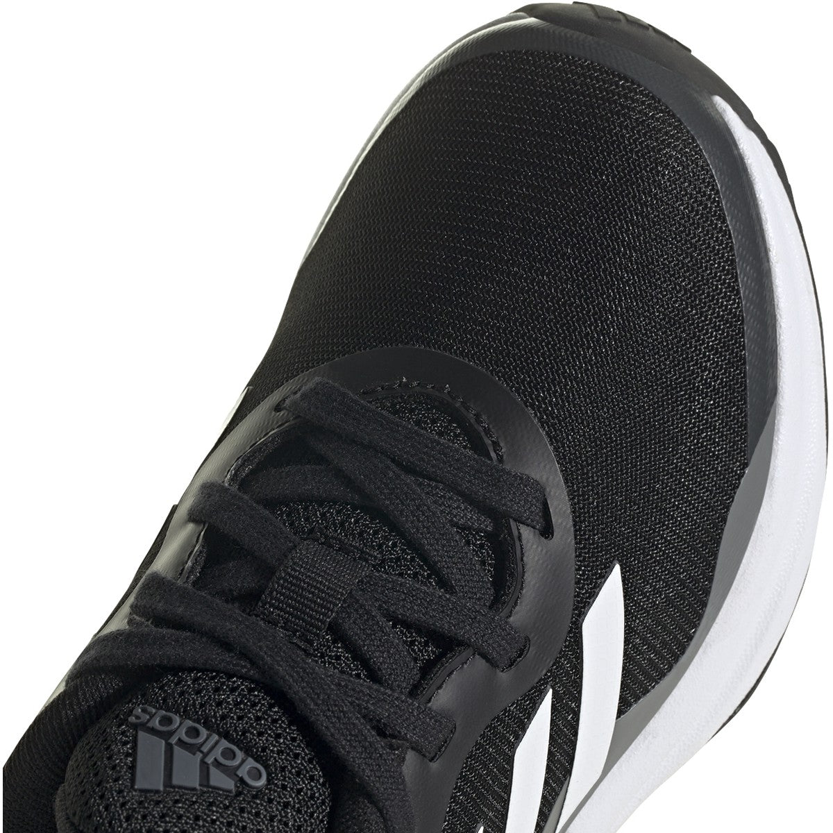 adidas Fortarun Kids Running Shoes in Black and White