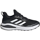 adidas Fortarun Kids Running Shoes in Black and White