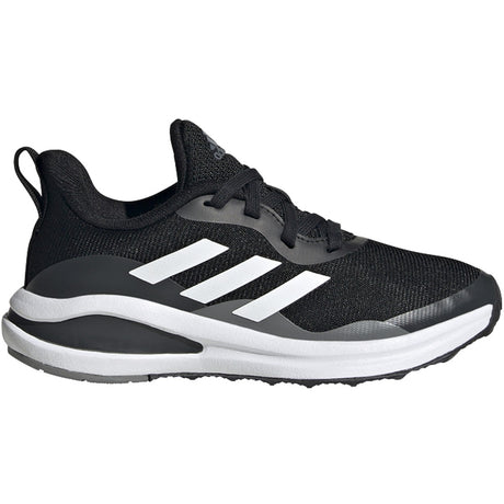 adidas Fortarun Kids Running Shoes in Black and White