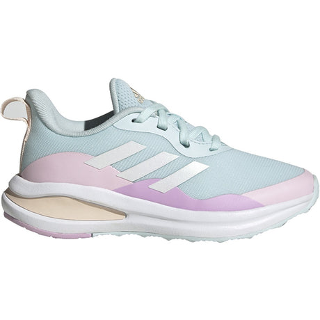 adidas Fortarun Lace Kids Running Shoes in Blue and Pink
