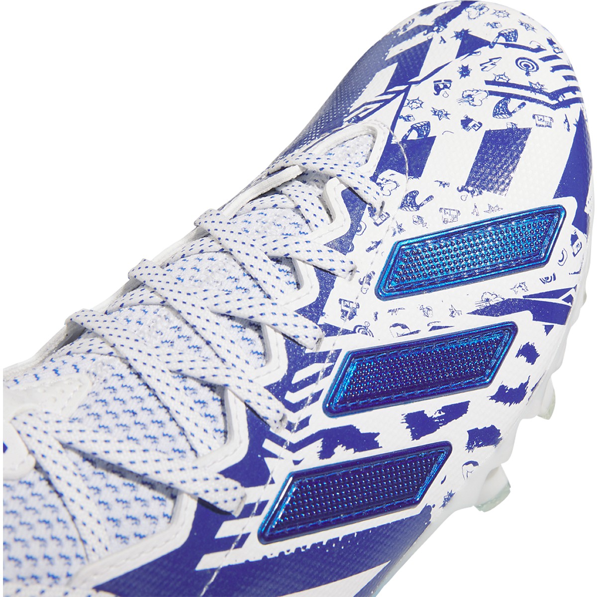 adidas Freak 23 Mismatch Mens Football Cleats in Blue and White