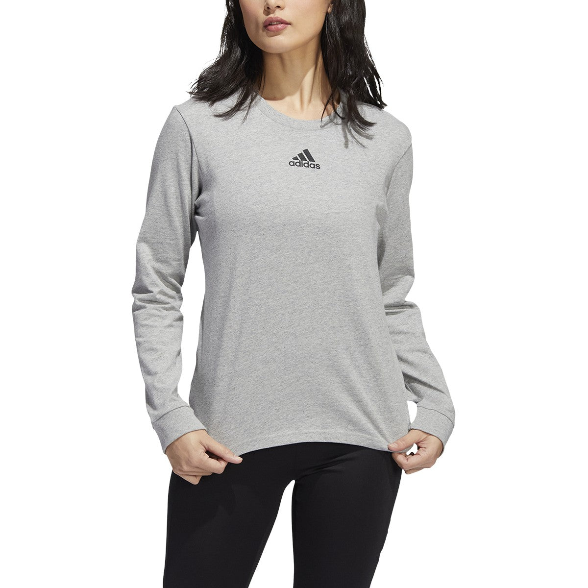 adidas Fresh Badge of Sport Long Sleeve Tee - Womens Multi-Sport