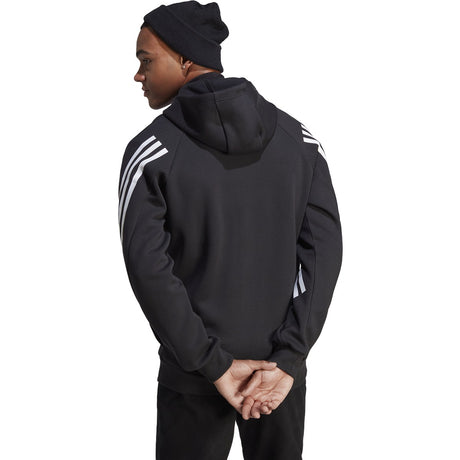 adidas Future Icons 3 Stripes Mens Full Zip Hoodie