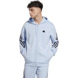 adidas Future Icons 3 Stripes Mens Full Zip Hoodie