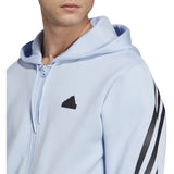 adidas Future Icons 3 Stripes Mens Full Zip Hoodie