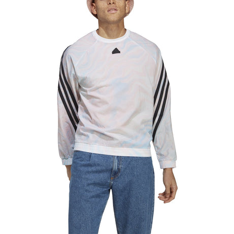 adidas Future Icons All Over Print Mens Crew Neck Sweatshirt