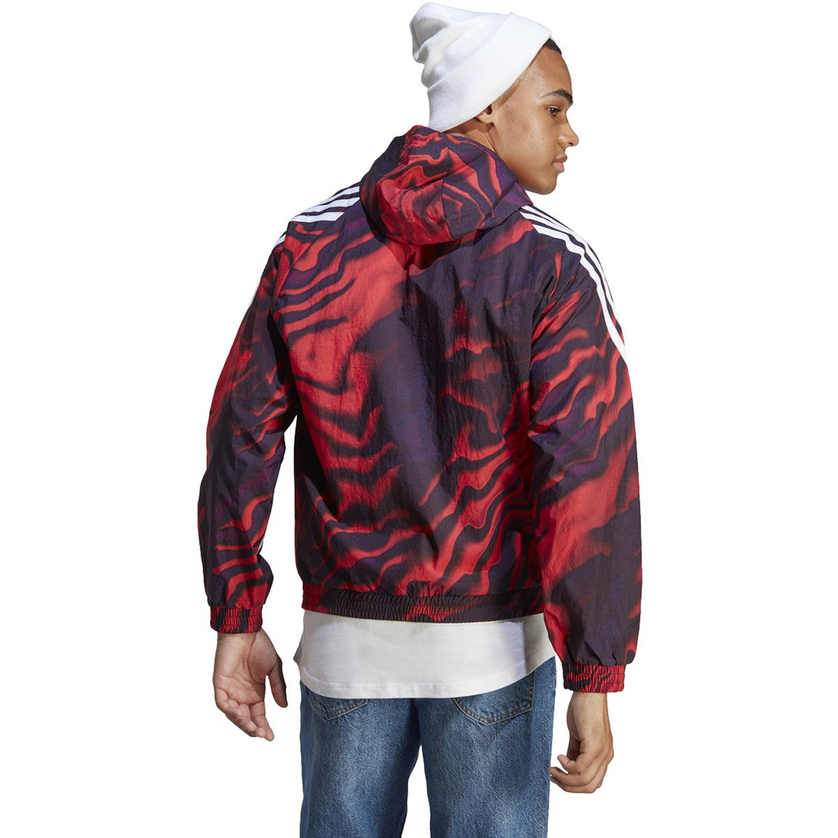 adidas Future Icons All Over Print Mens Hoodie