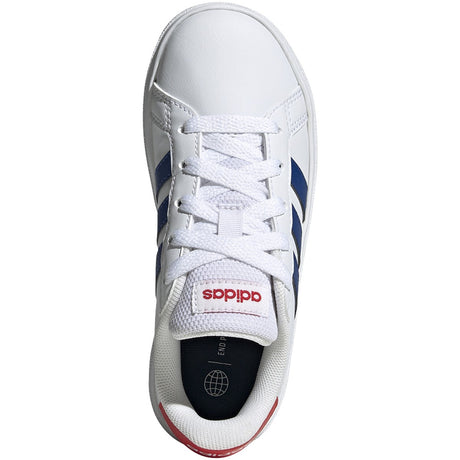 adidas Grand Court 2.0 Kids Tennis Shoes in Red, White and Blue