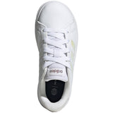 adidas Grand Court 2.0 Kids Tennis Shoes with Iridescent