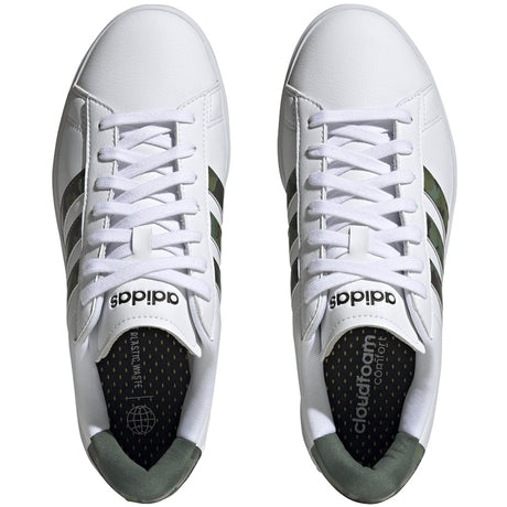adidas Grand Court 2.0 Mens Tennis Shoes with Camouflage Stripes