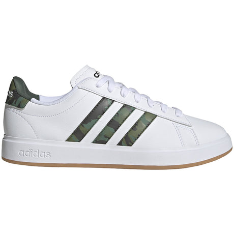 adidas Grand Court 2.0 Mens Tennis Shoes with Camouflage Stripes