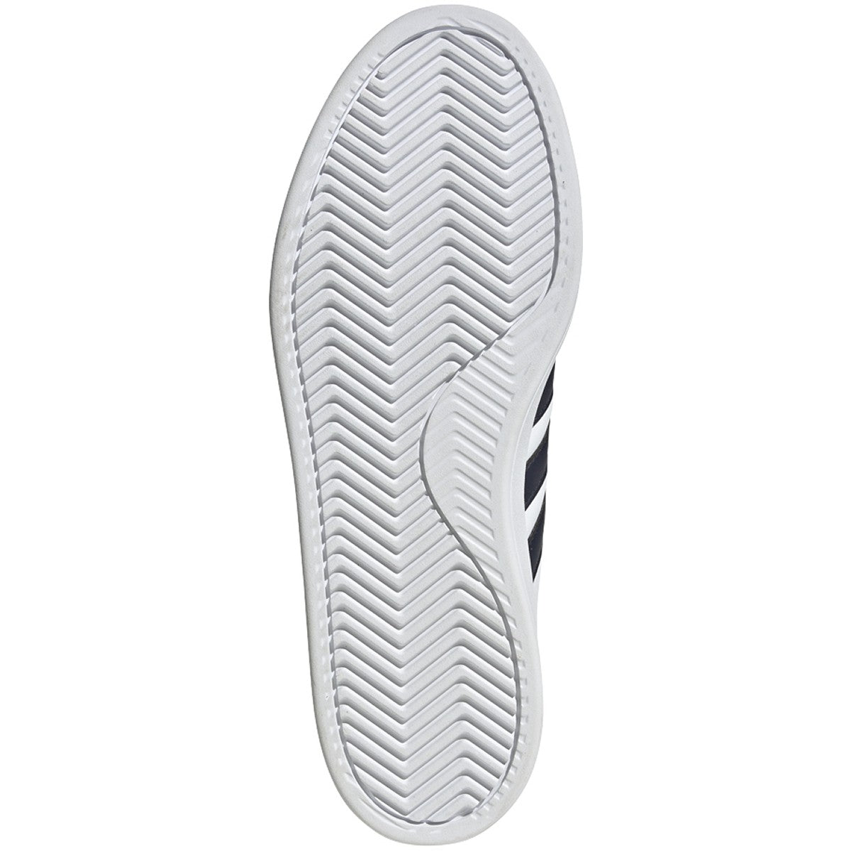 adidas Grand Court 2.0 Mens Tennis Shoes with Navy Stripes