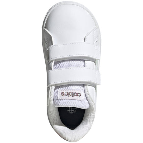 adidas Grand Court 2.0 Toddler Casual Shoes with Iridescent