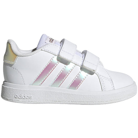 adidas Grand Court 2.0 Toddler Casual Shoes with Iridescent