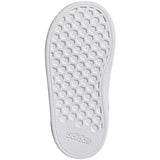 adidas Grand Court 2.0 Toddler Tennis Shoes with Silver Stripes