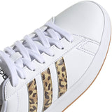 adidas Grand Court 2.0 Womens Tennis Shoes with Cheetah Print