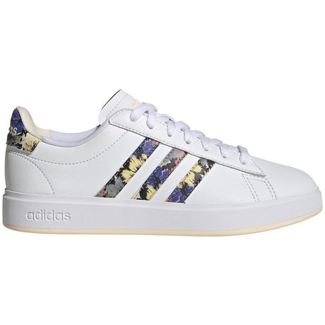 adidas Grand Court 2.0 Womens Tennis Sneakers with Flowers