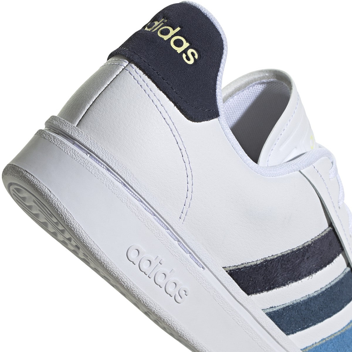 adidas Grand Court Alpha Mens Tennis Shoes in White and Blue