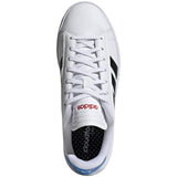 adidas Grand Court Alpha Mens Tennis Shoes with Black Stripes