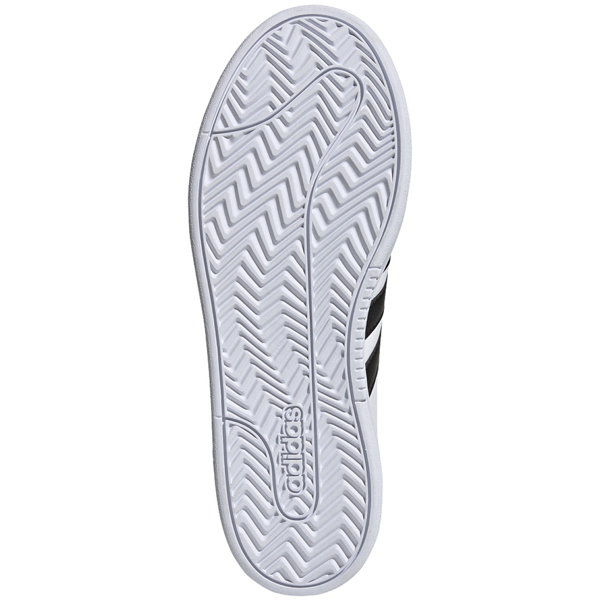 adidas Grand Court Alpha Mens Tennis Shoes with Black Stripes