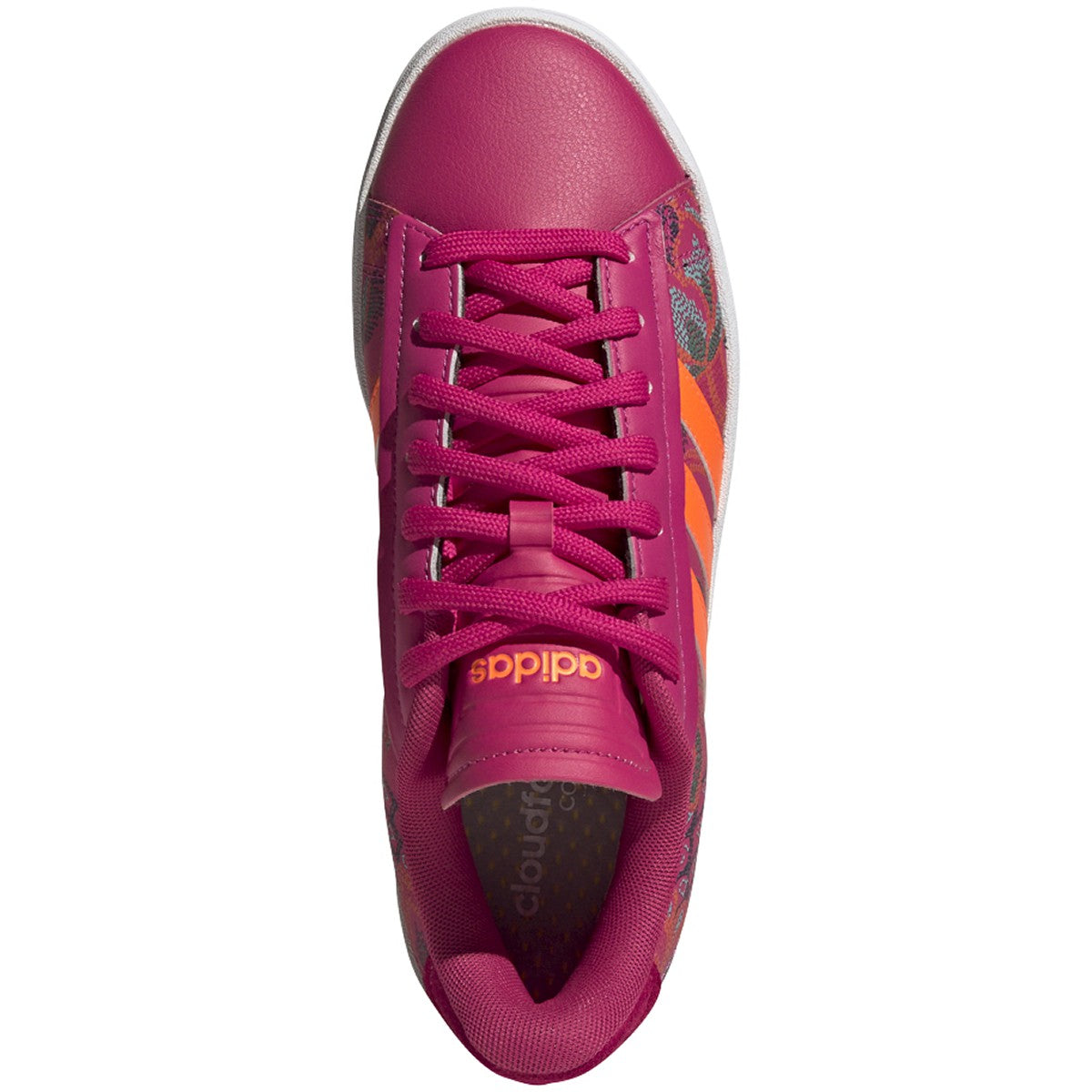 adidas Grand Court Alpha Womens Tennis Shoe with Florals