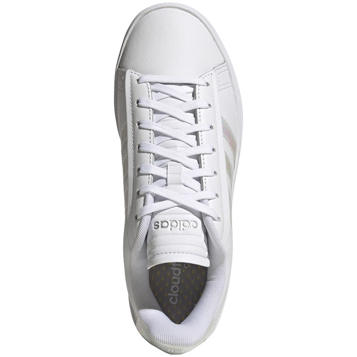 adidas Grand Court Alpha Womens Tennis Shoe with Silver