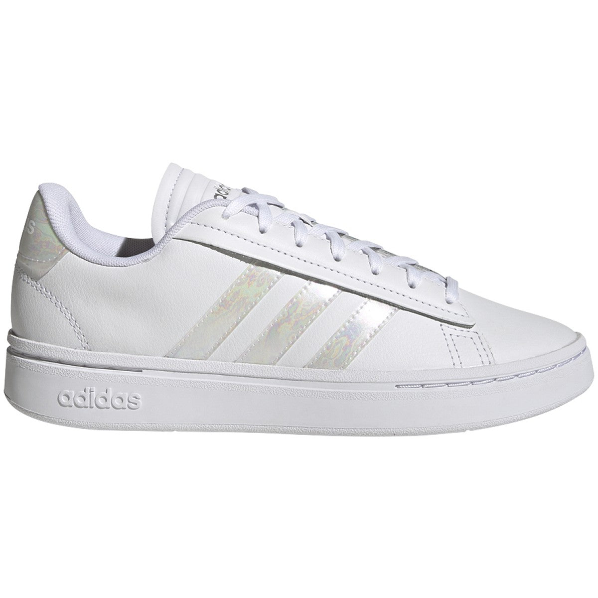 adidas Grand Court Alpha Womens Tennis Shoe with Silver