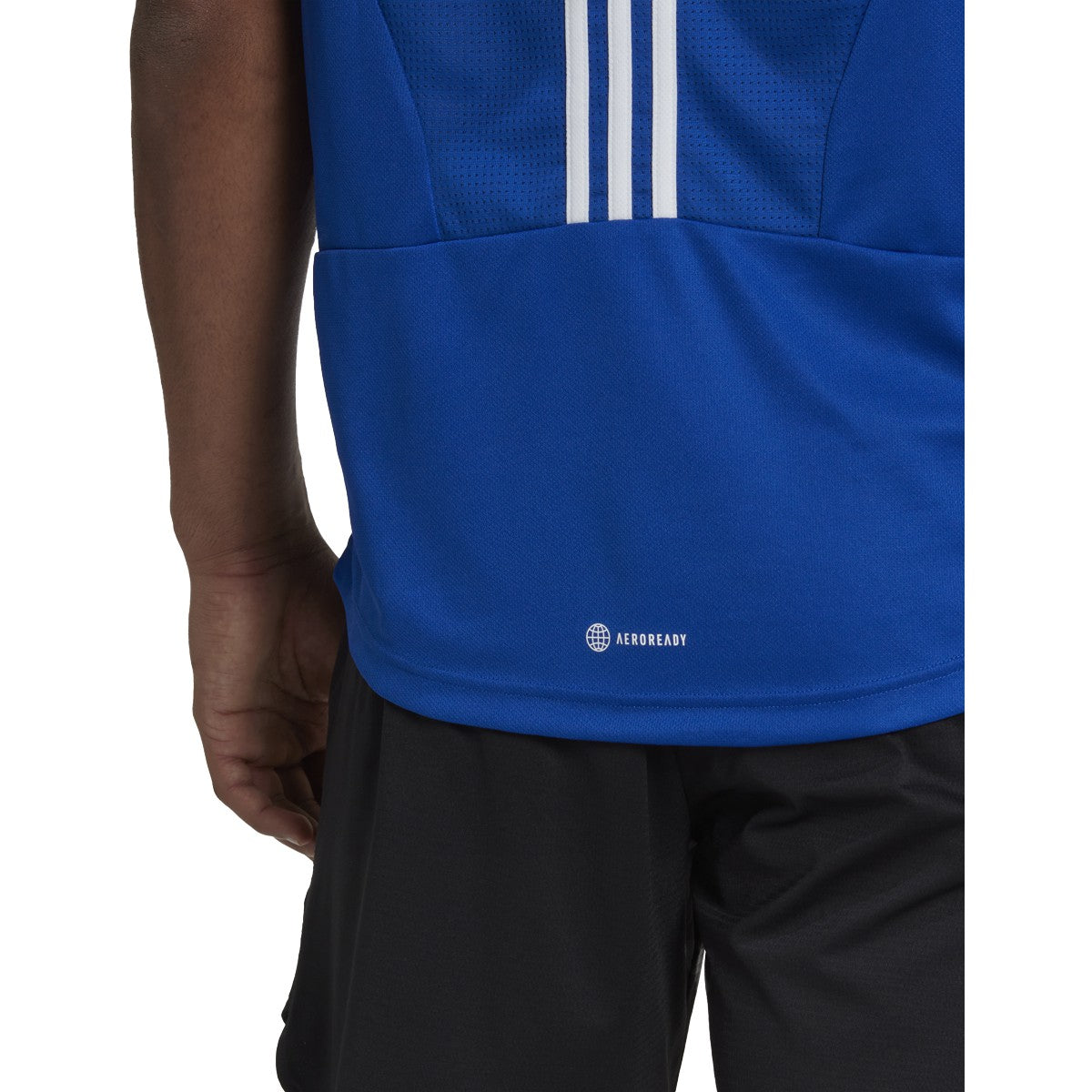 adidas HIIT Back 3 Stripes Mens Training Tee
