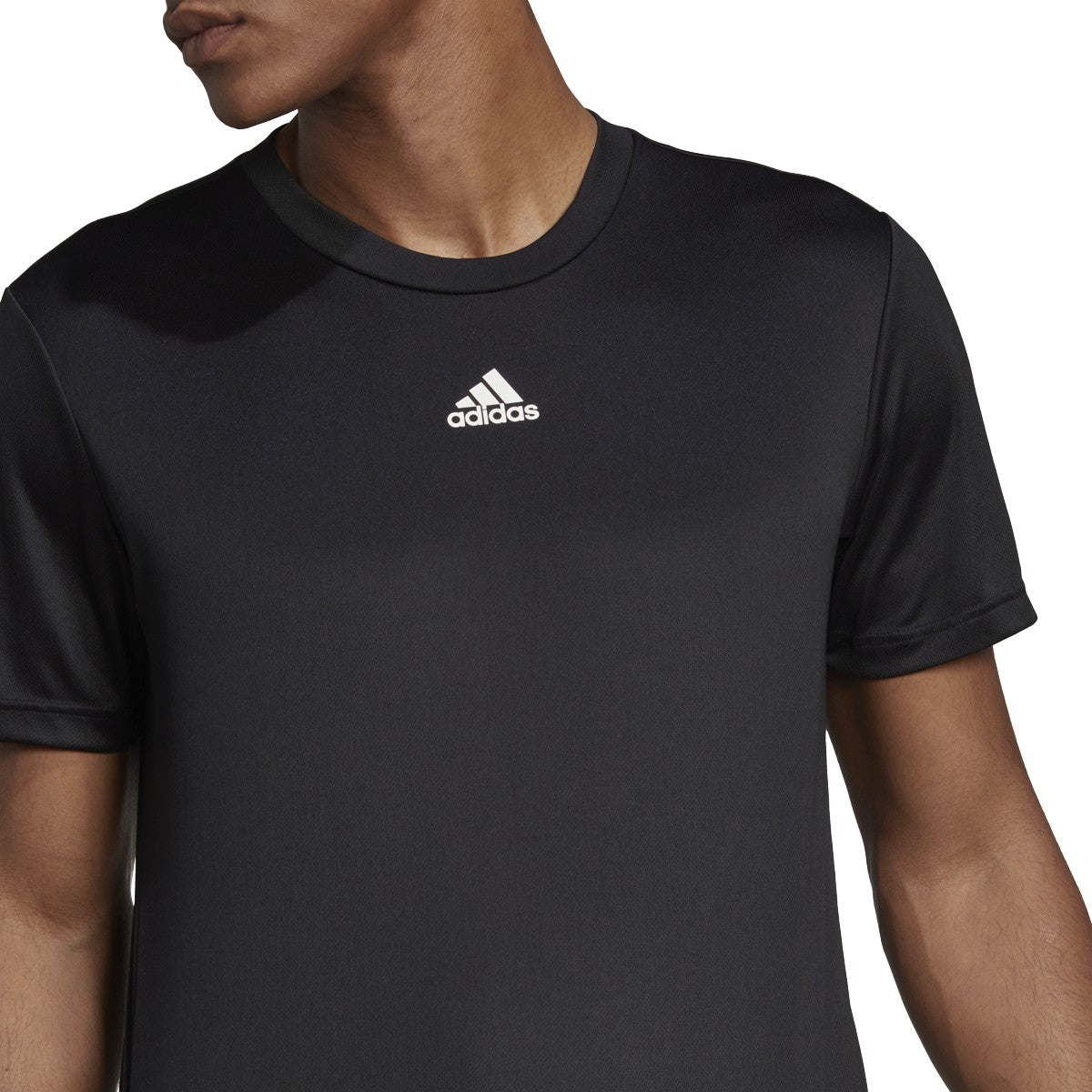adidas HIIT Back 3 Stripes Mens Training Tee