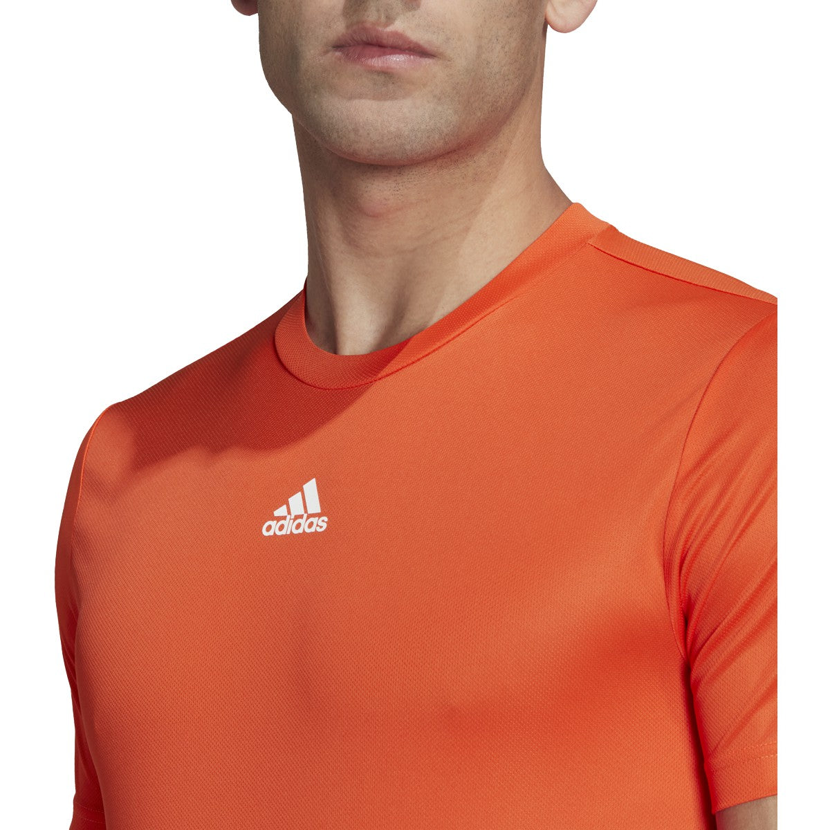 adidas HIIT Back 3 Stripes Mens Training Tee