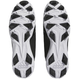 adidas Icon 8 Mid Mens Baseball Cleats in Black and White